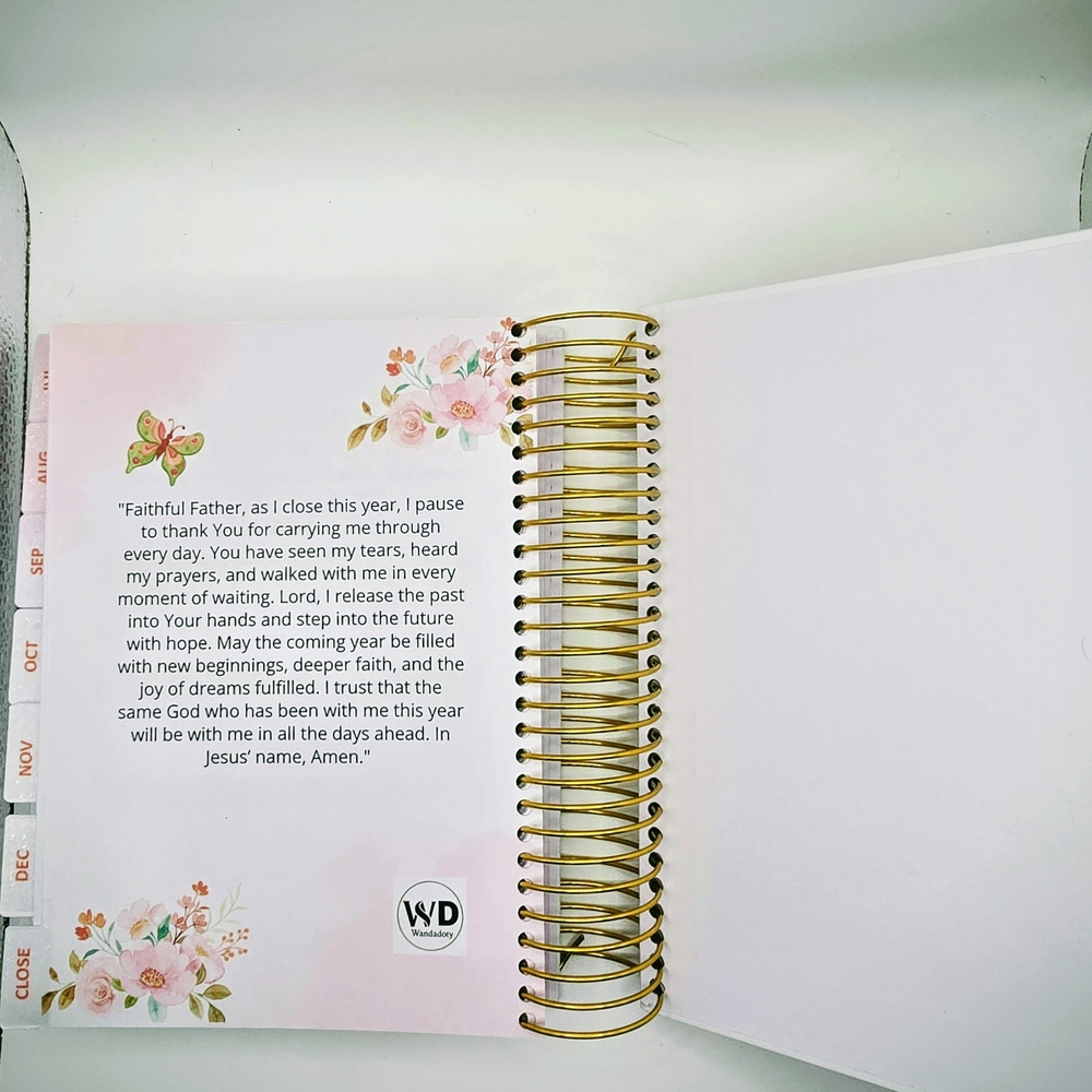 Prayers of Hope Floral Spiral Non-Dated Journal/Calendar  Bundle - Picture 8 of 13